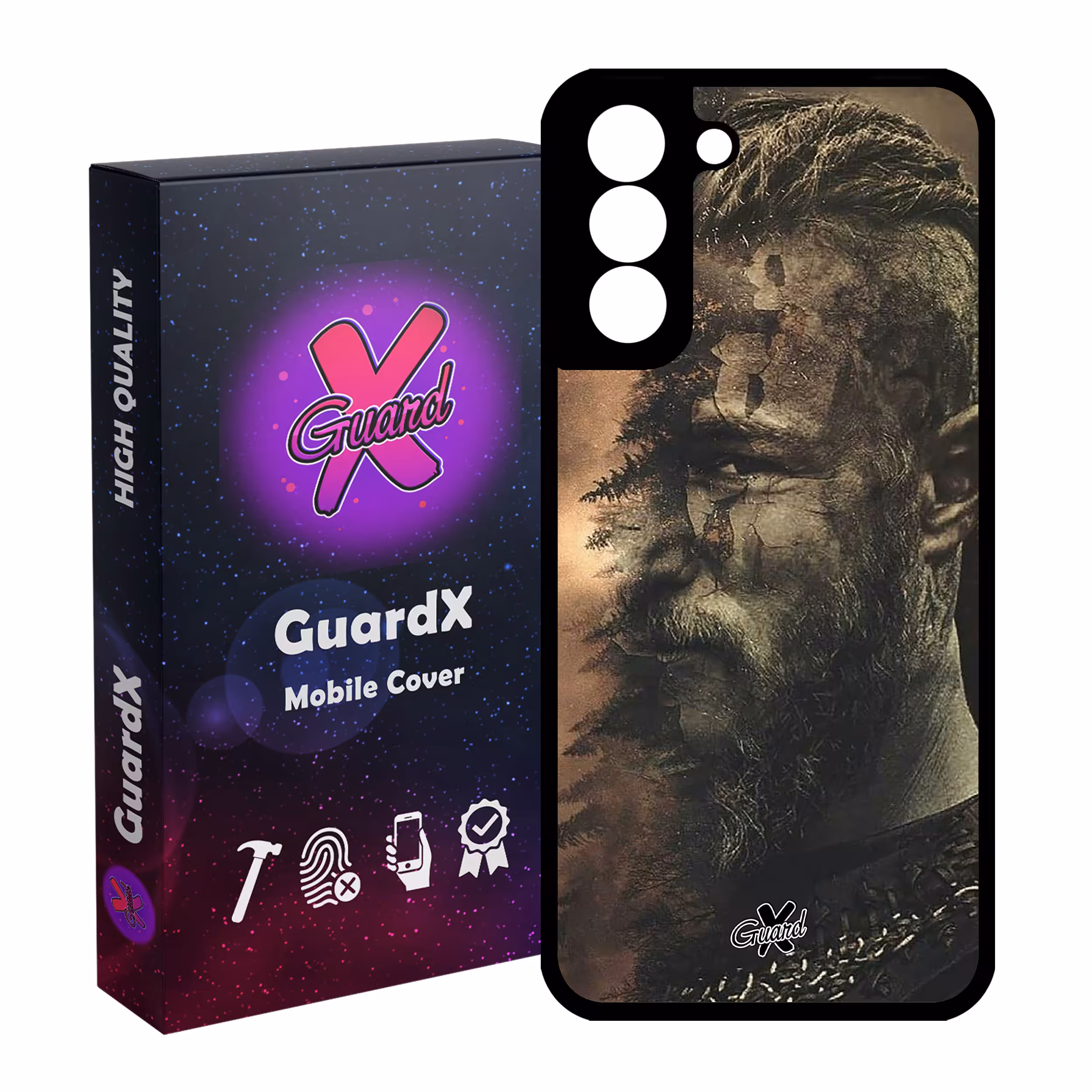 کاور گارد ایکس طرح Ragnar مدل Glass10347 مناسب برای گوشی موبایل سامسونگ Galaxy S21 FE