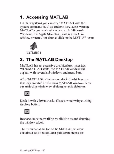 خرید و دانلود نسخه کامل کتاب MatLab Primer