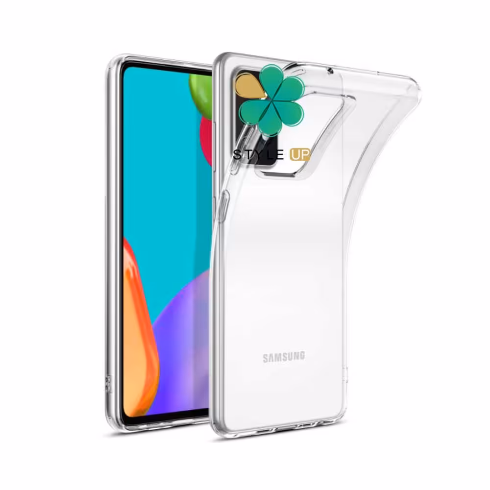 قاب گوشی سامسونگ Samsung Galaxy F52 5G مدل ژله ای شفاف