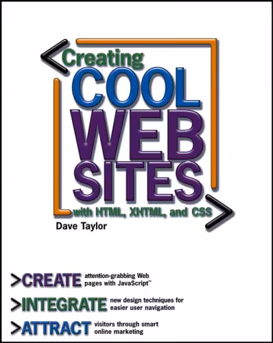 خرید و دانلود نسخه کامل کتاب Creating Cool Web Sites with HTML, XHTML, and CSS