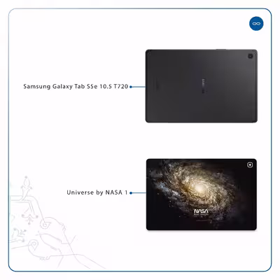برچسب پوششی ماهوت مدل Universe-by-NASA-1 مناسب برای تبلت سامسونگ Galaxy Tab S5e 10.5 2019 T720