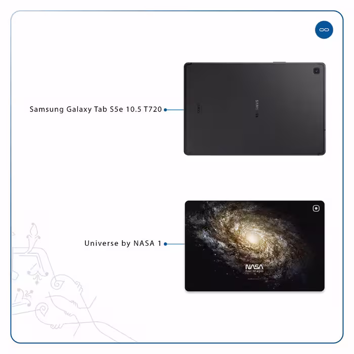 برچسب پوششی ماهوت مدل Universe-by-NASA-1 مناسب برای تبلت سامسونگ Galaxy Tab S5e 10.5 2019 T720