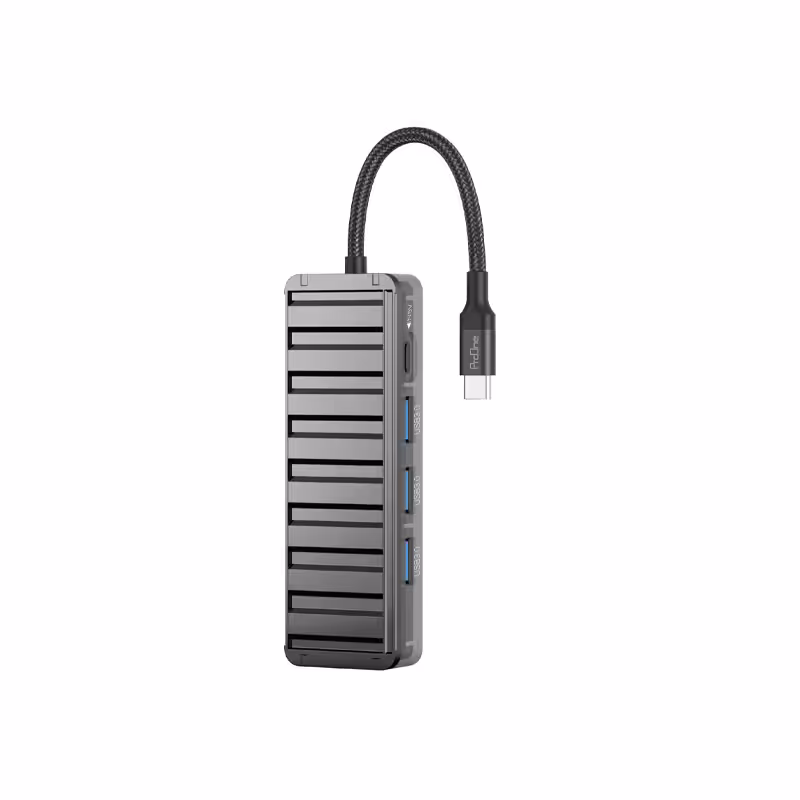 هاب USB-C پرووان 4 پورت مدل PHU554
