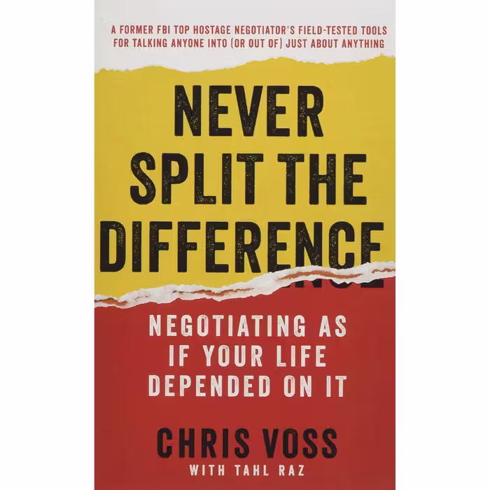 کتاب Never Split the Difference اثر Chris Voss انتشارات Harper Business
