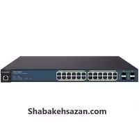 سوییچ دسکتاپ 24 پورت POE انجنیوس مدل EWS7928FP