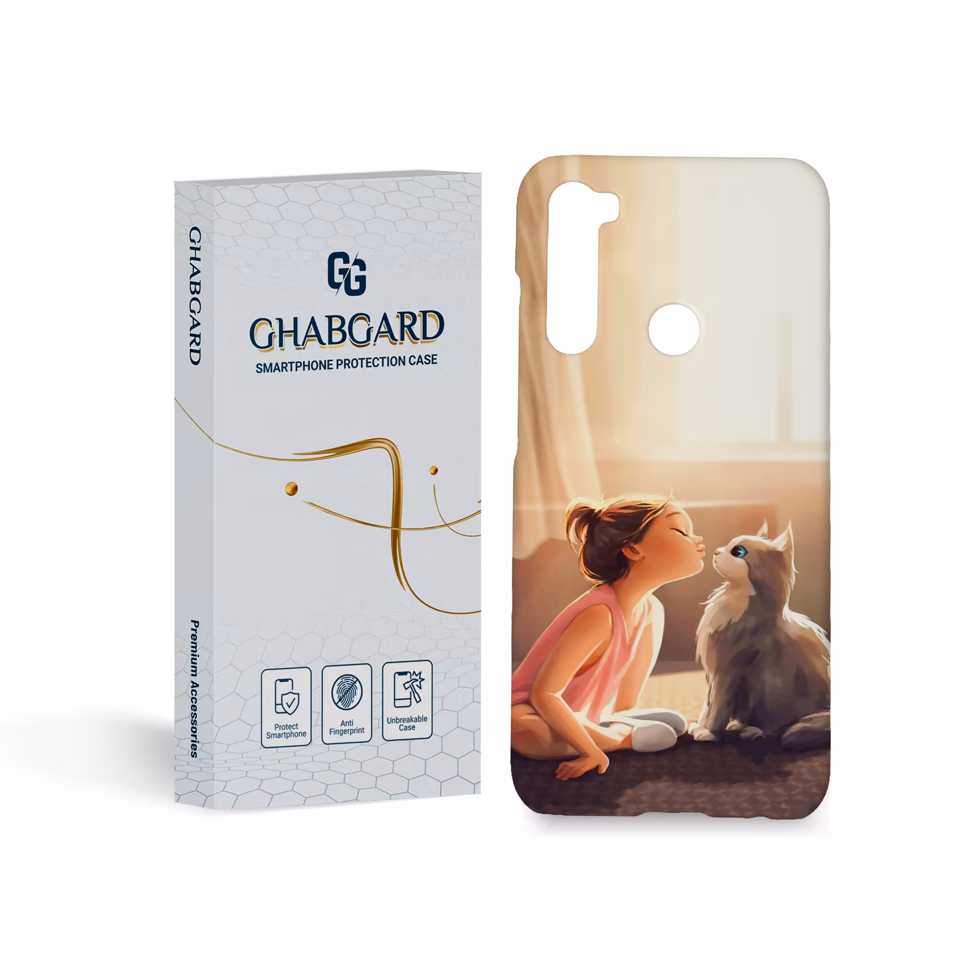 کاور قاب گارد مدل دخترانه مناسب برای گوشی موبایل شیایومی Mi note 8