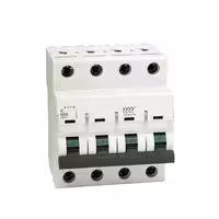 فیوز مینیاتوری چهار پل 6 آمپر پارس فانال مدل C6-6K-PFN-4P