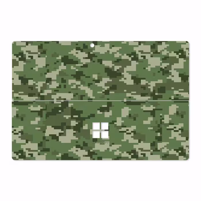 برچسب پوششی ماهوت مدل Army-Green-Pixel مناسب برای تبلت مایکروسافت Surface Pro 4 2015