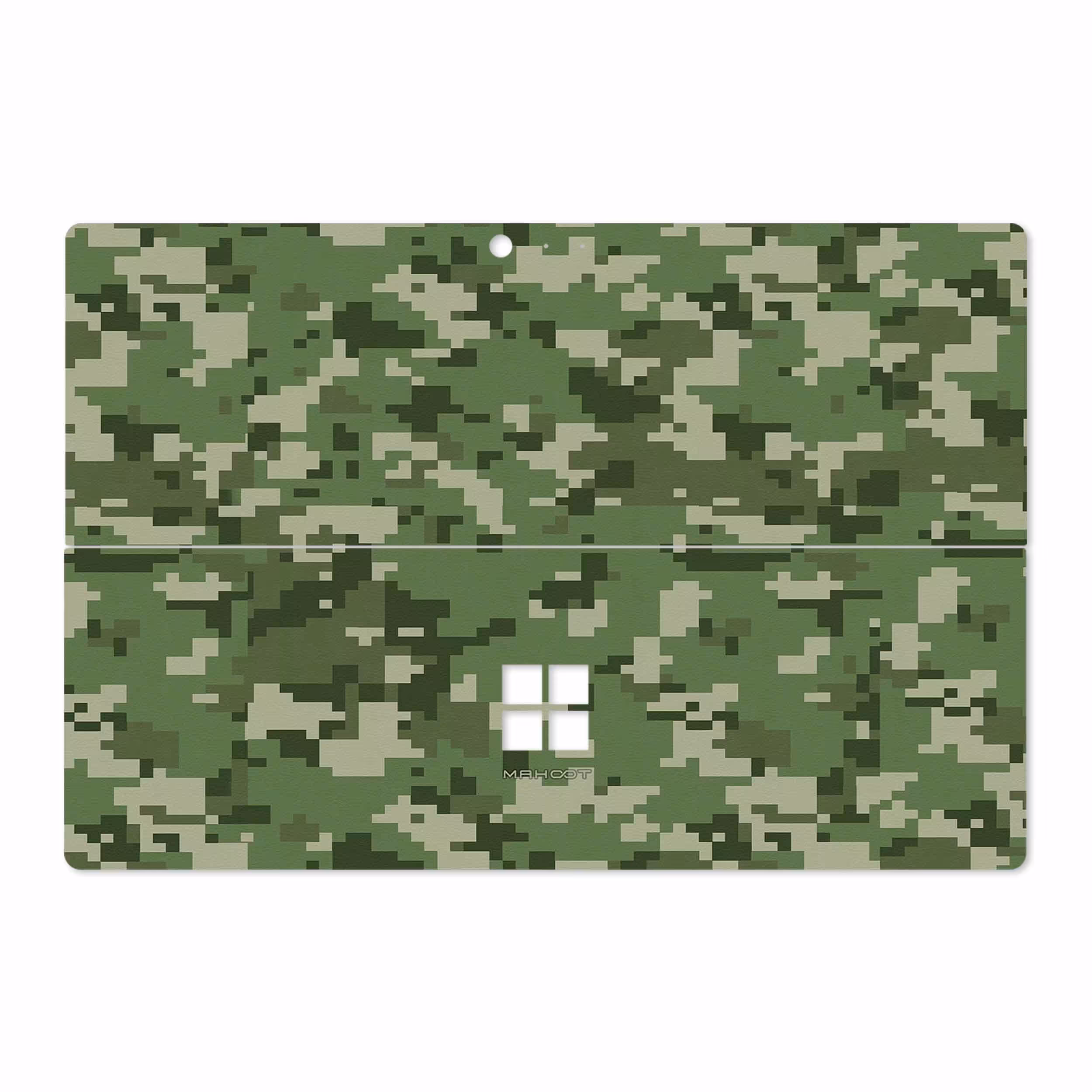 برچسب پوششی ماهوت مدل Army-Green-Pixel مناسب برای تبلت مایکروسافت Surface Pro 4 2015