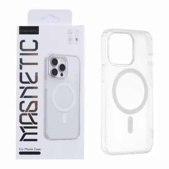 قاب گوشی موبایل مدل Magnetic دور ژله ای مگ سیف دار