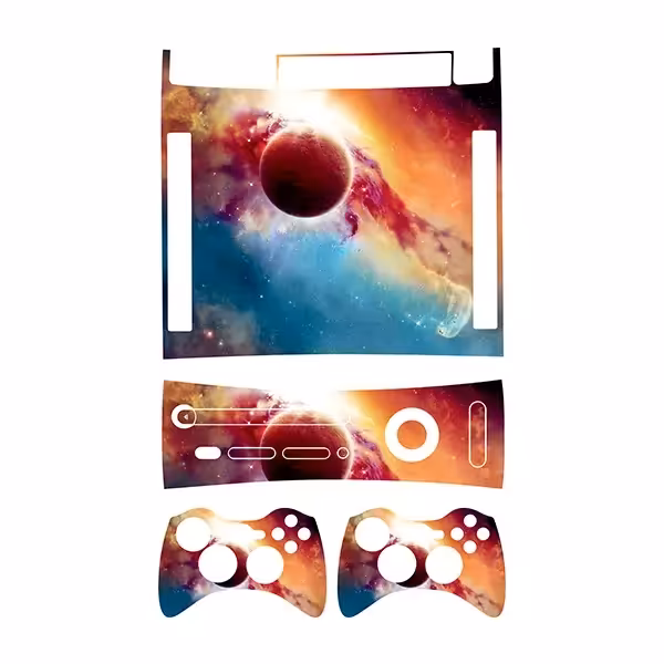 برچسب ایکس باکس 360 آرکید طرح SPACE کد 6 مجموعه 4 عددی