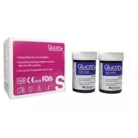 نوار تست قند خون گلوکو داکتر بسته 50 عددی gluco dr انقضا 8 2025