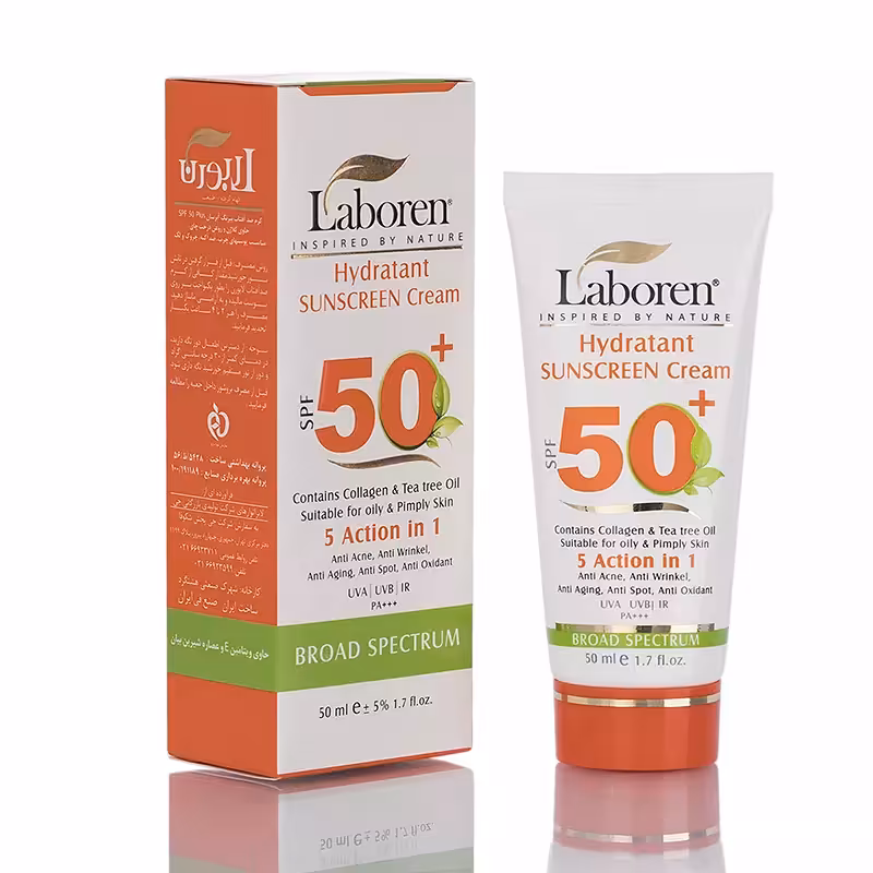ضد آفتاب بدون رنگ  SPF50 مناسب پوست چرب لابورن