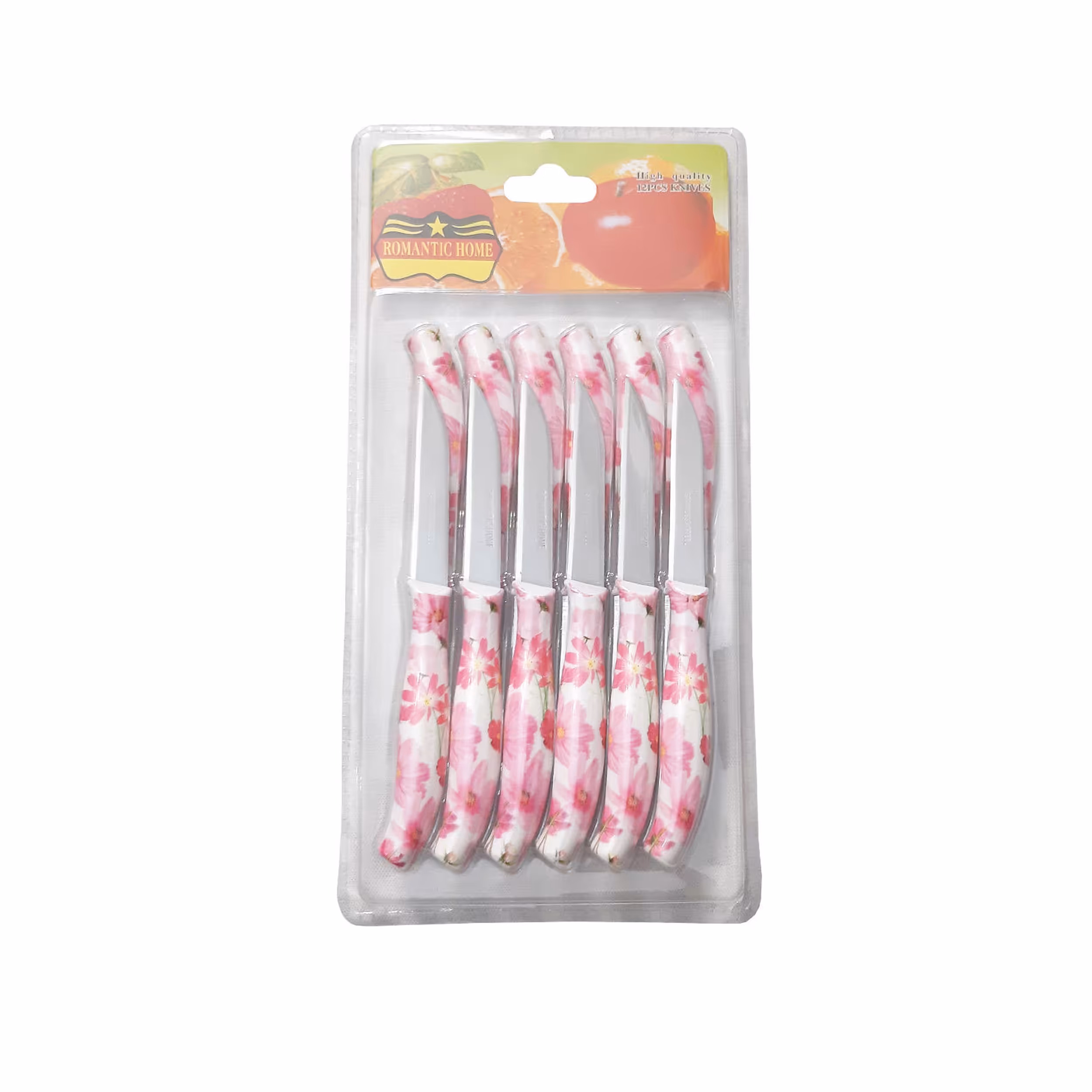 کارد میوه خوری رومانتیک هوم کد0012 بسته 12 عددی