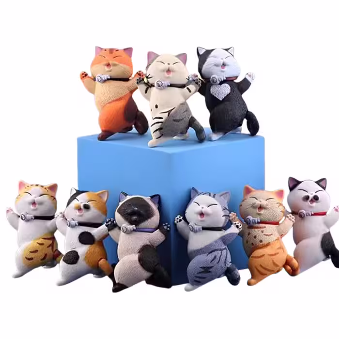 فیگور گربه ها Cats مجموعه 9عددی کد 1654