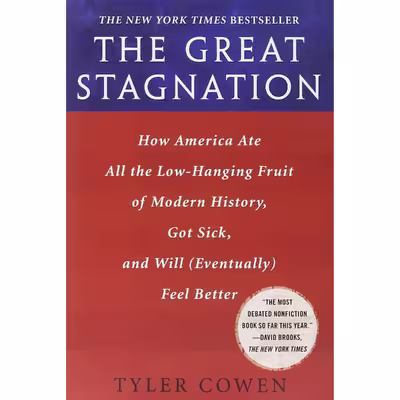 کتاب The Great Stagnation اثر Tyler Cowen انتشارات Dutton