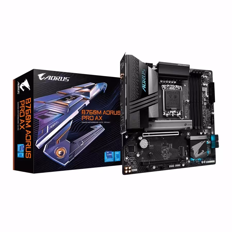 مادربرد گیگابایت B760M AORUS PRO AX DDR5