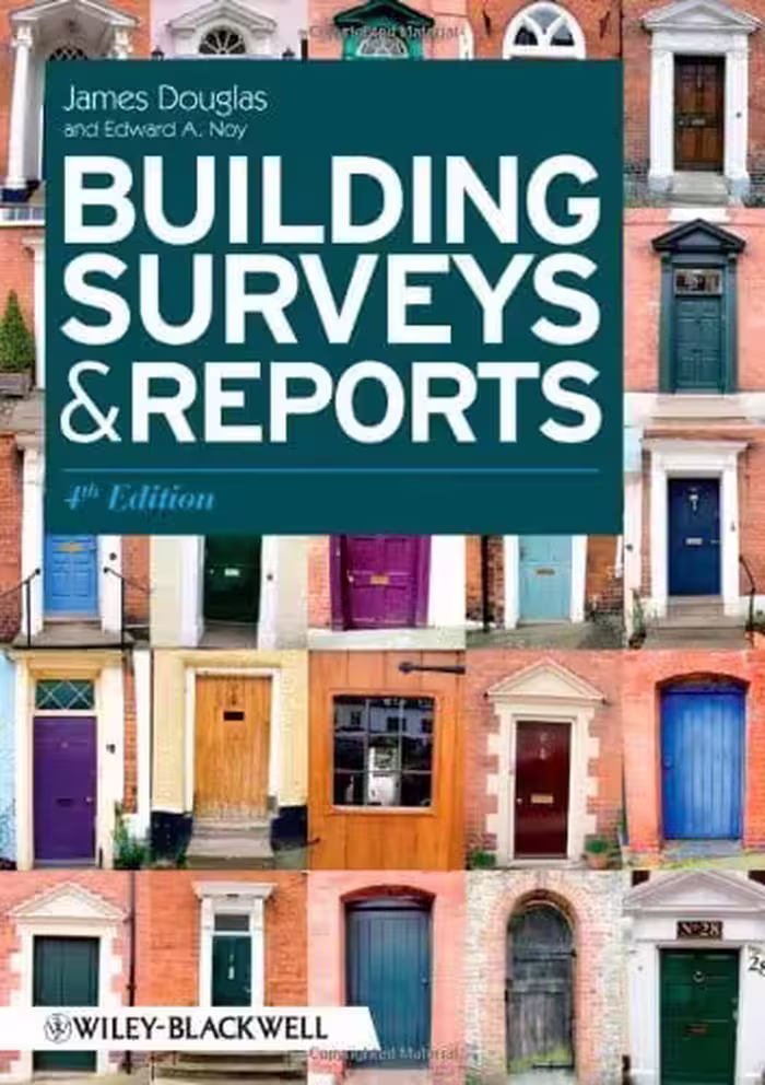 󾕇 دانلود کتاب Building Surveys And Reports, 4th ed, 2011 - دانلود کتاب های دانشگاهی