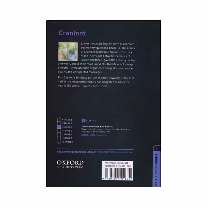 کتاب Oxford Bookworms 4 Cranford اثر Elizabeth Gaskell انتشارات الوندپویان