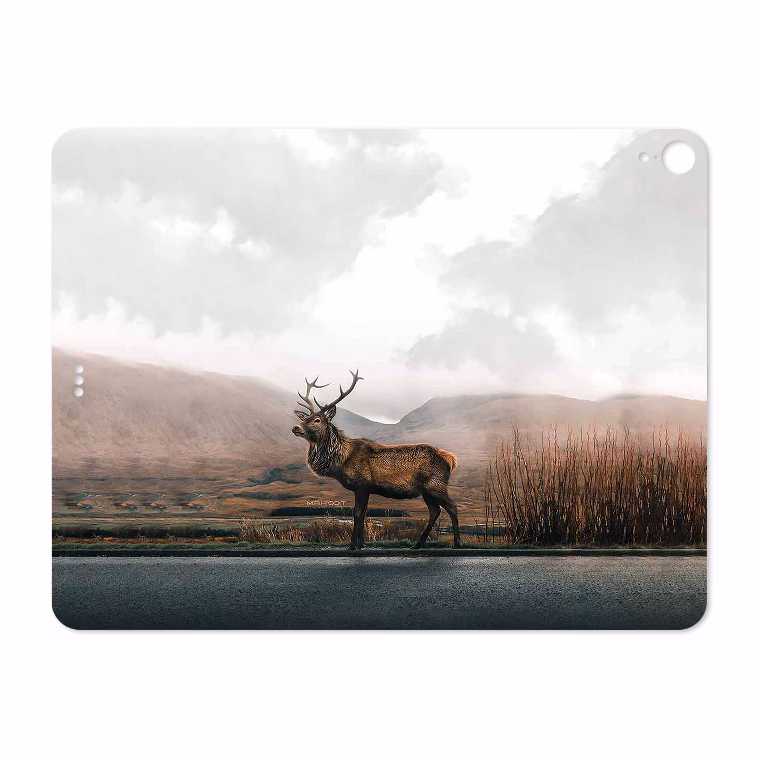 برچسب پوششی ماهوت مدل Horned Deer مناسب برای تبلت اپل iPad Pro 12.9 (GEN 3) 2018 A2014