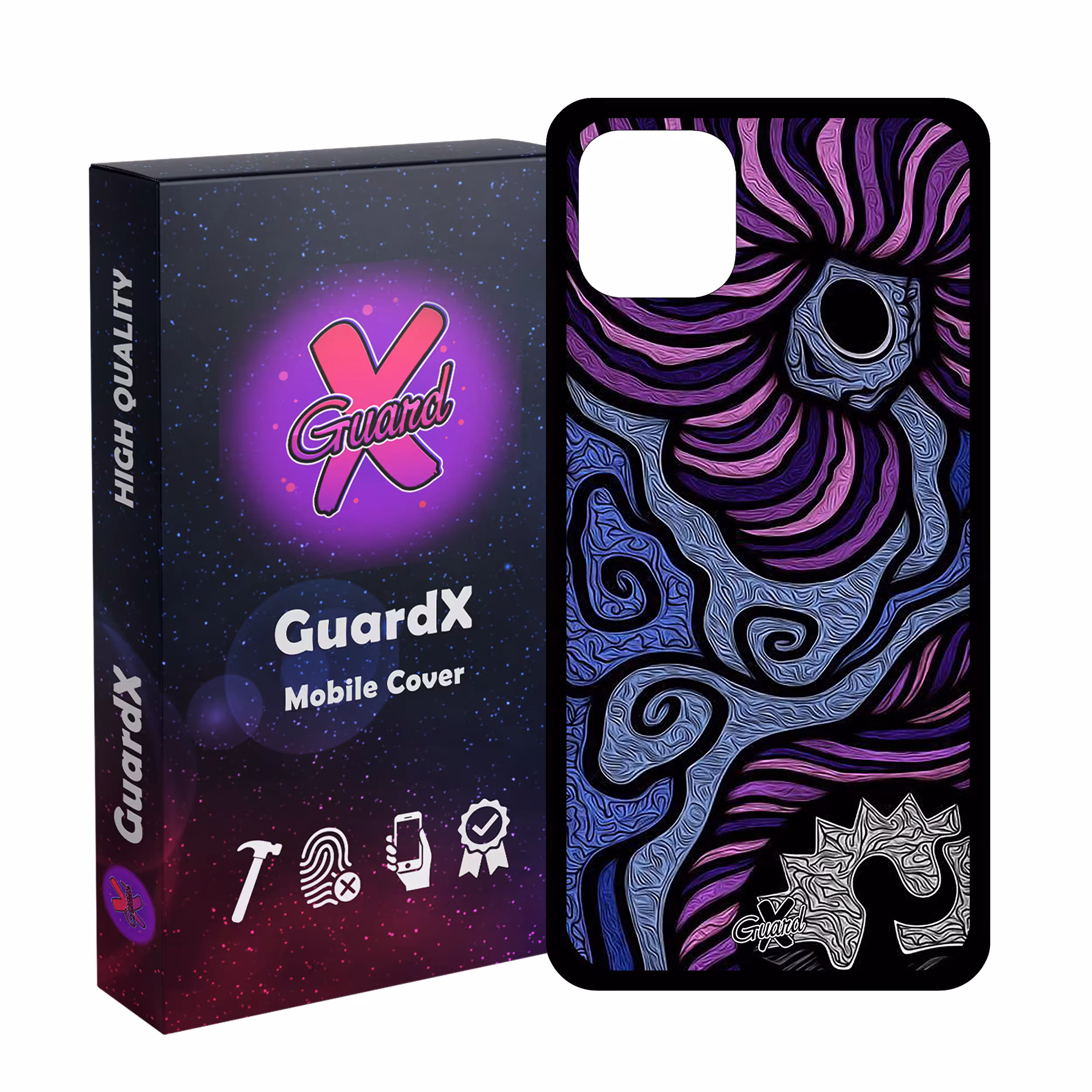 کاور گارد ایکس طرح رنگی مدل Glass10428 مناسب برای گوشی موبایل اپل iPhone 11 Pro Max