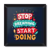 تابلو فنچ آرت طرح Stop Dreaming کد QT102I