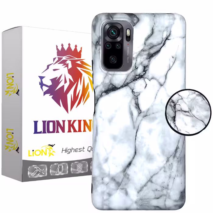 کاور لاین کینگ مدل stone مناسب برای گوشی موبایل شیایومی Redmi Note10 10S به همراه پایه نگهدارنده
