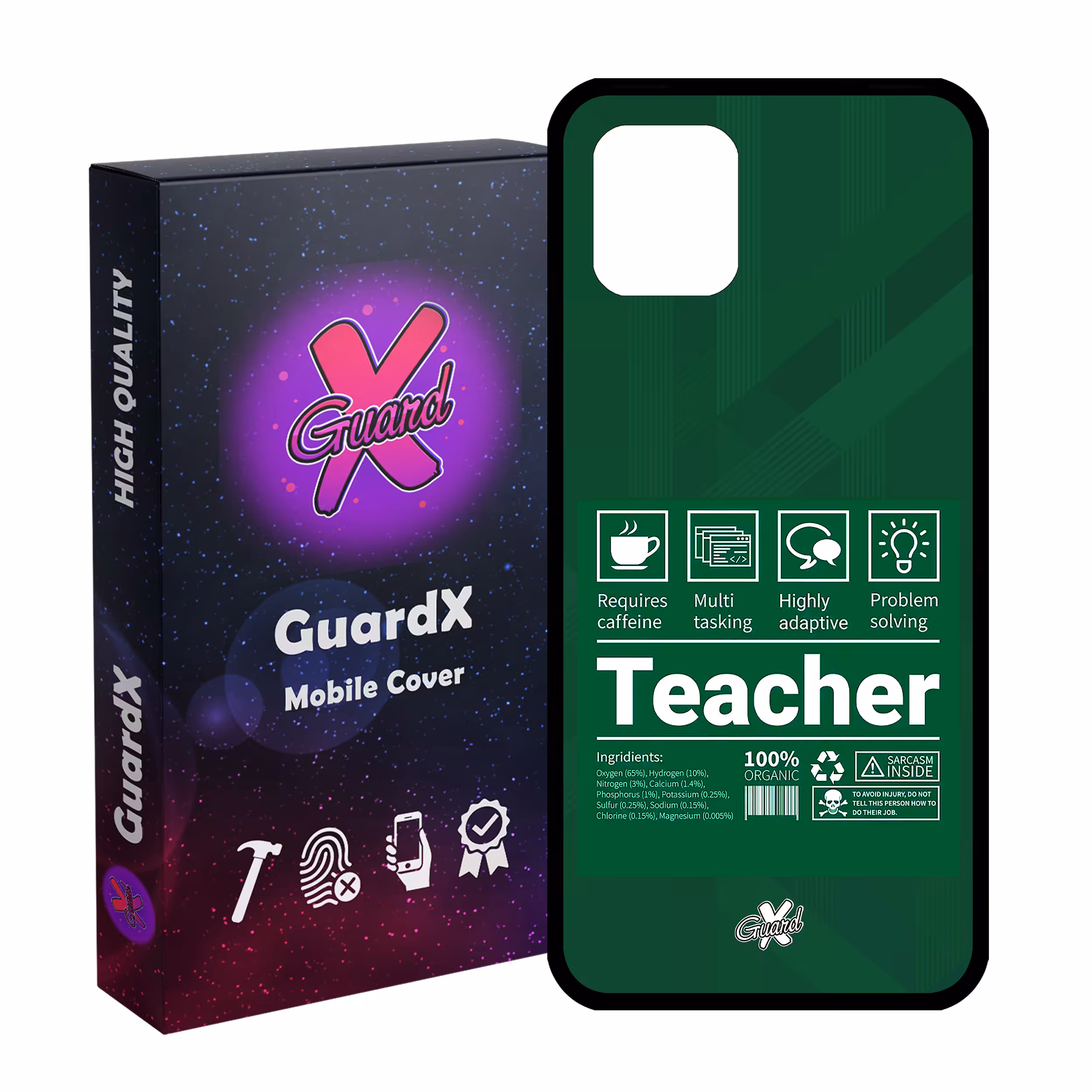 کاور گارد ایکس طرح معلم مدل Glass10537 مناسب برای گوشی موبایل سامسونگ Galaxy Note 10 Lite / A81