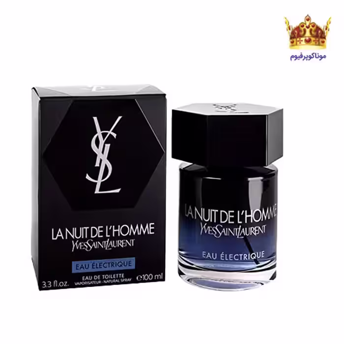 عطر ایو سن لورن له نویت دی الهوم بلو الکتریک | خرید و قیمت Yves Saint Laurent La Nuit de L’Homme Bleu | موناکوپرفیوم