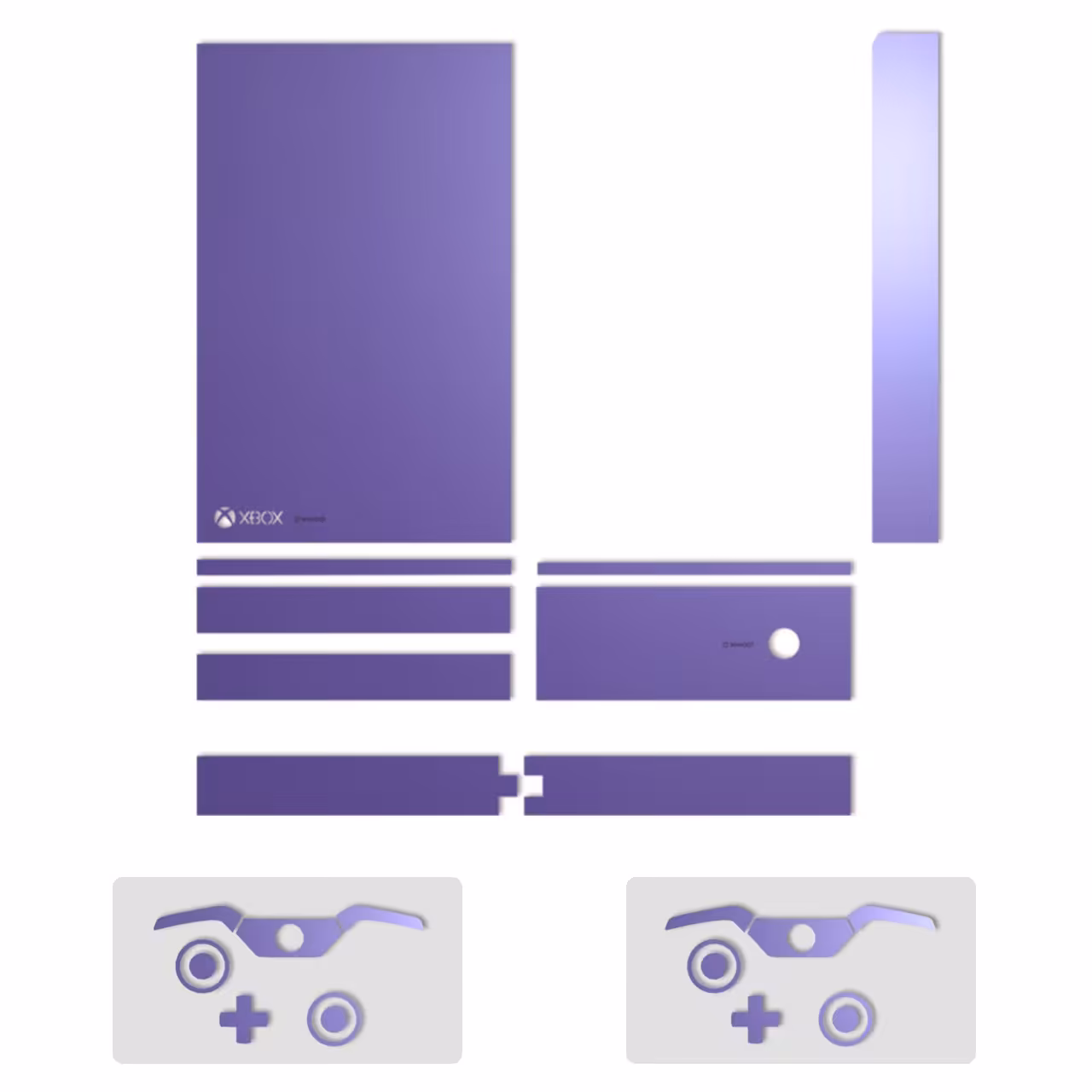 برچسب ماهوت مدل Purple Color Special مناسب برای کنسول بازی Xbox One