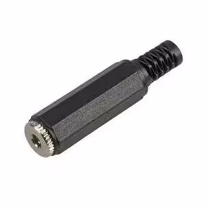 فیش مادگی هدفن 3.5mm استریو مشکی | فیش مادگی AUX