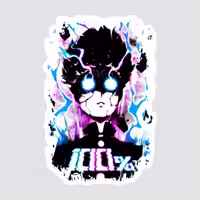 استیکر لپ تاپ پیکسل میکسل مدل انیمه mob psycho 100 کد 1