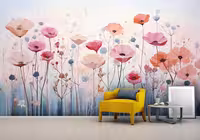 کاغذ دیواری فانتزی برای اتاق دختر HQ-1587