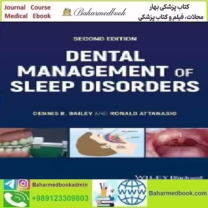 Dental Management of Sleep Disorders 2022 TRUE PDF price 1€ - کتاب پزشکی بهار
