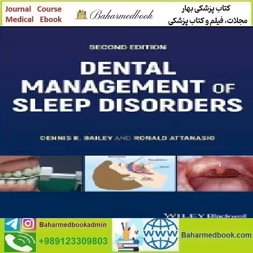Dental Management of Sleep Disorders 2022 TRUE PDF price 1€ - کتاب پزشکی بهار