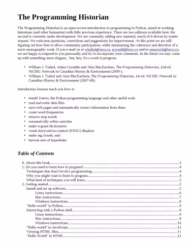 خرید و دانلود نسخه کامل کتاب The Programming Historian (an open-access introduction to programming in Python)