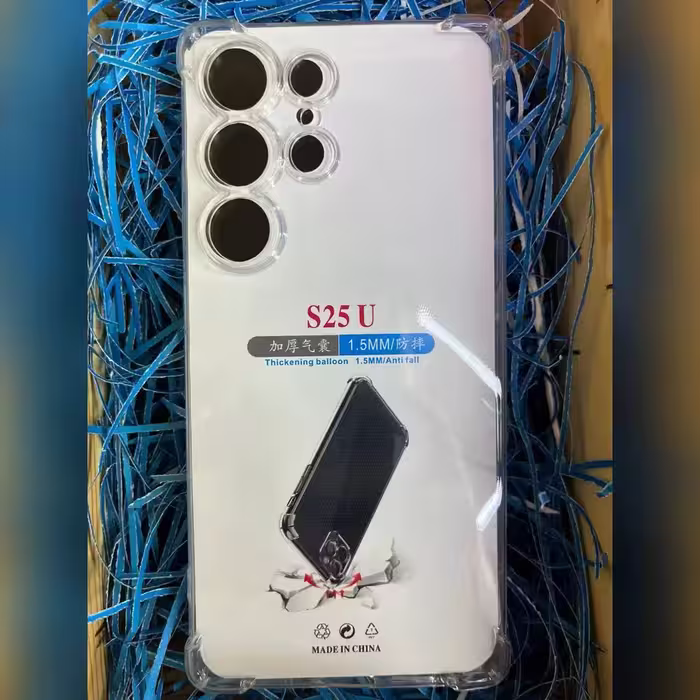 گارد پشت شفاف ژله ای محافظ لنز دار برای سامسونگ S25 ultra - امین 24 امانت دار اعتماد شما