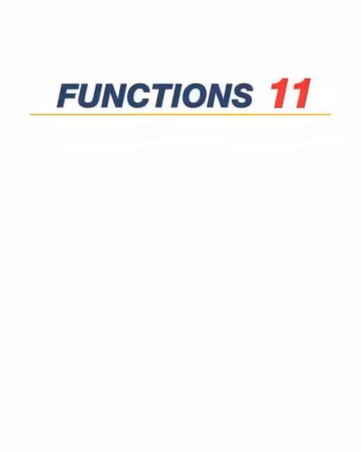 خرید و دانلود نسخه کامل کتاب Functions 11