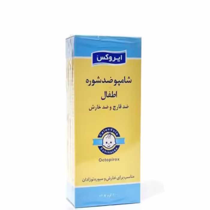 شامپو ضد شوره اطفال ایروکس 200 میلی لیتری