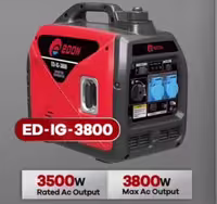موتور برق سوپر سایلنت صنعتی ادون مدل ED-IG-3800