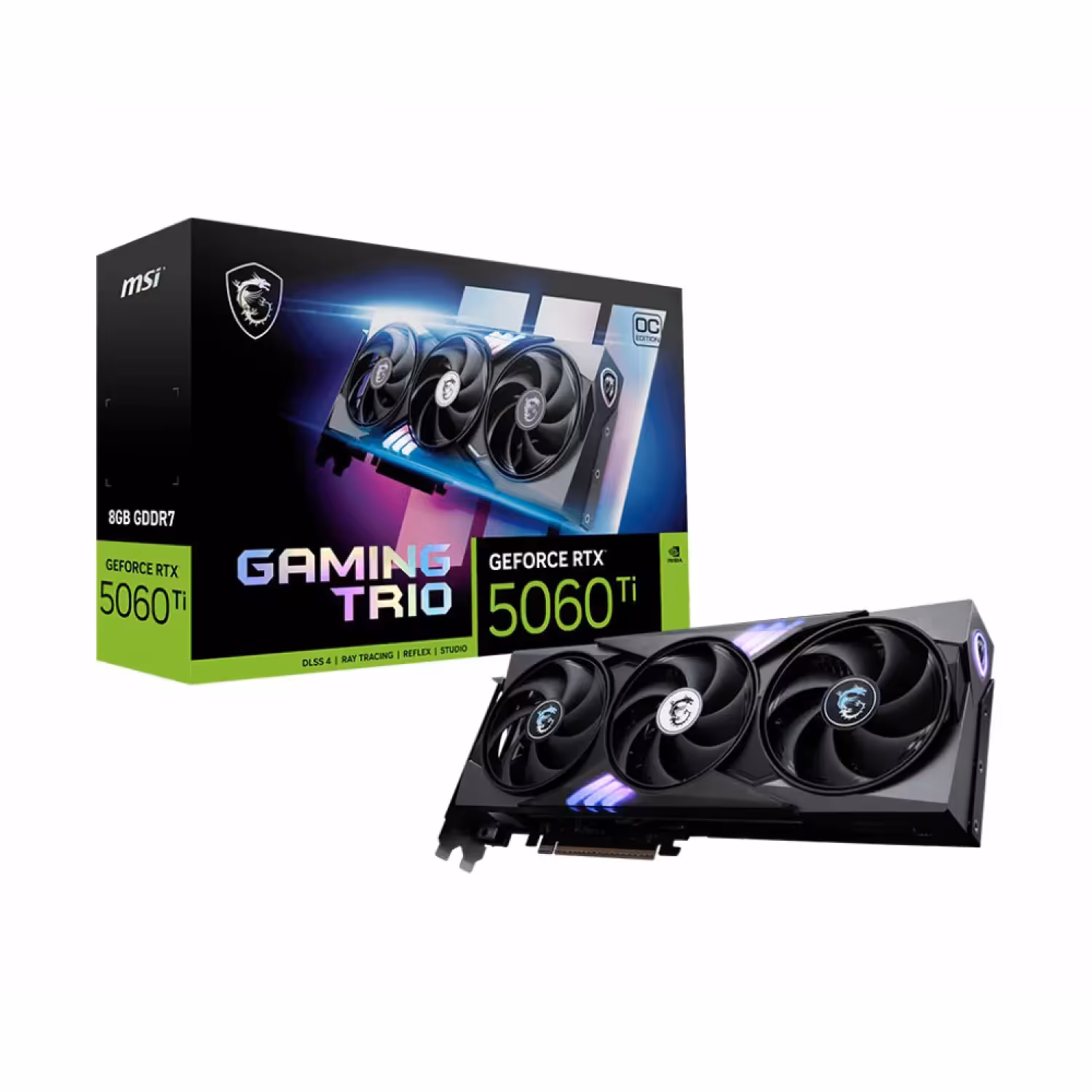 کارت گرافیک ام اس آی مدل GeForce RTX 5060 Ti 8GB GAMING TRIO OC