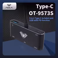 تبدیل TYPE-Cبه HDMI/VGA/AV/USB اونتن مدل OT-9573S