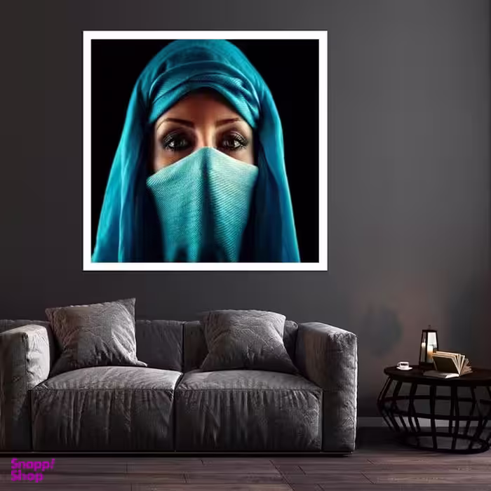 تابلو بکلیت طرح آرایش و استایل خلیجی مدل قاب شاسی W-S10277