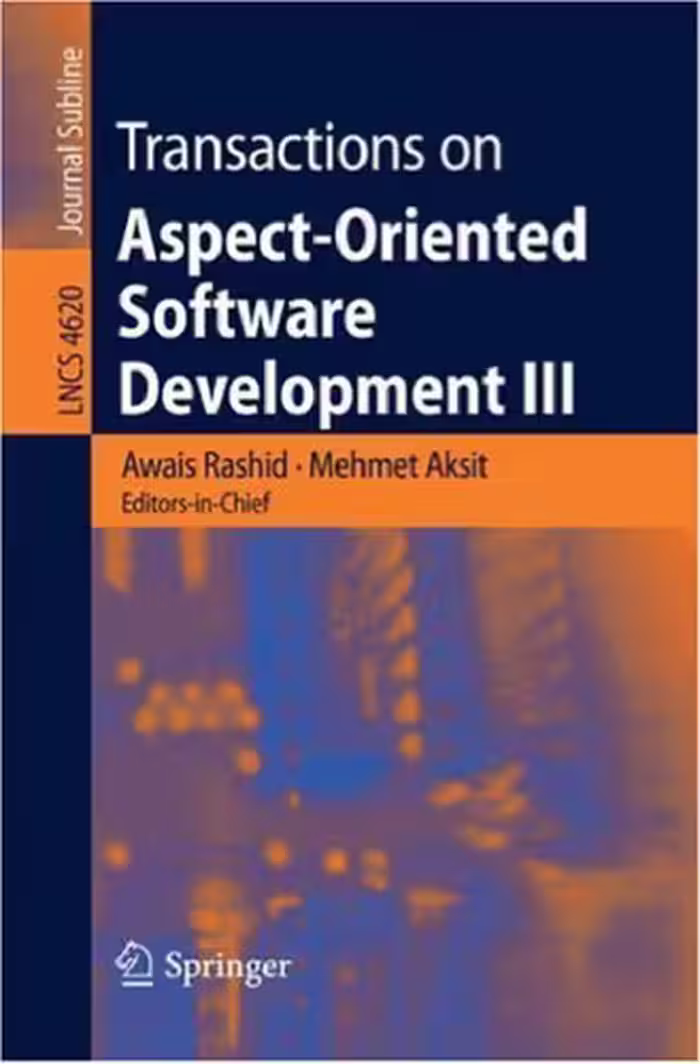 خرید و دانلود نسخه کامل کتاب Transactions on Aspect-Oriented Software Development III