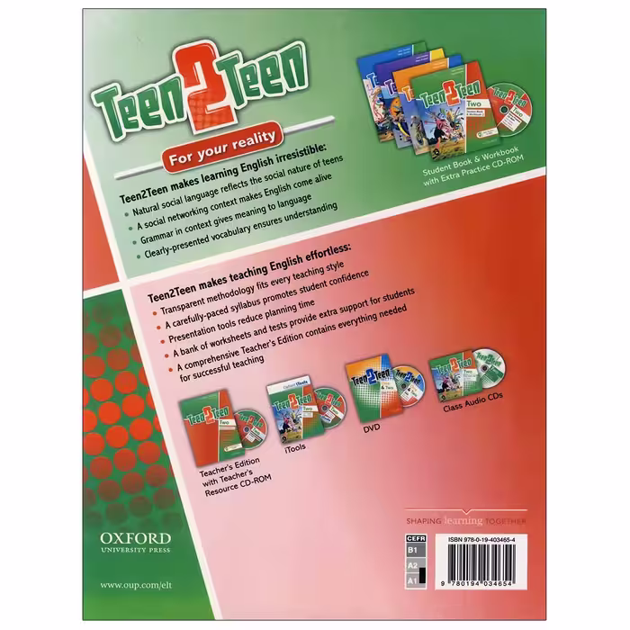 کتاب 2 teen 2 teen اثر Joan Saslow and Allen Ascher انتشارات اکسفورد