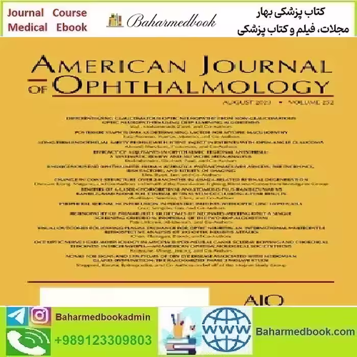 American Journal of Ophthalmology Volume 209 to 220 2020 TRU