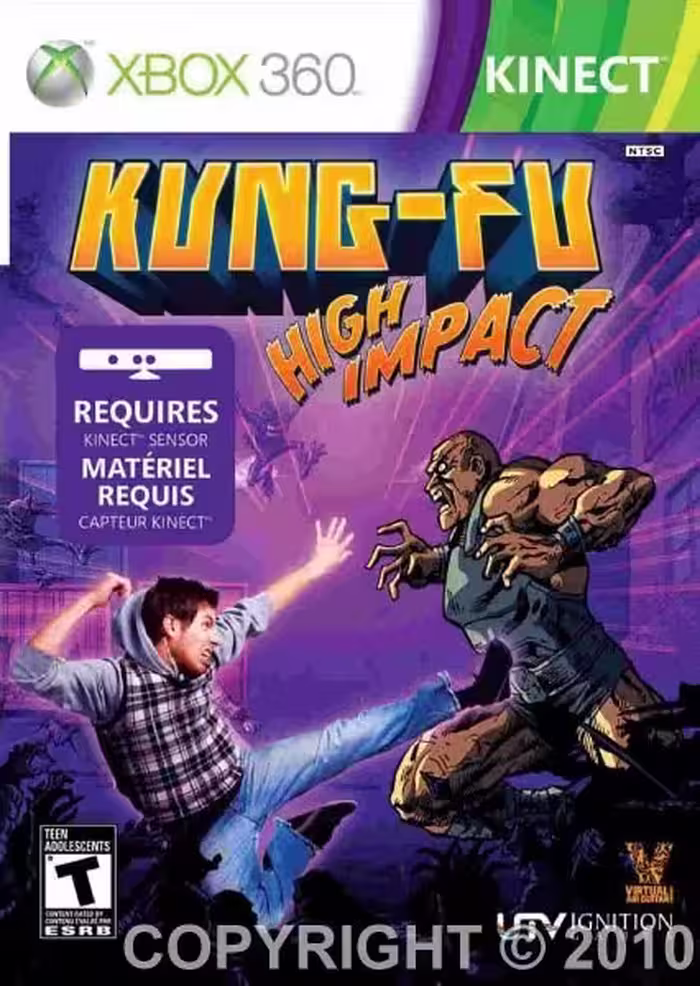 بازی کینکت کنسول Xbox360 kungfu high impact
