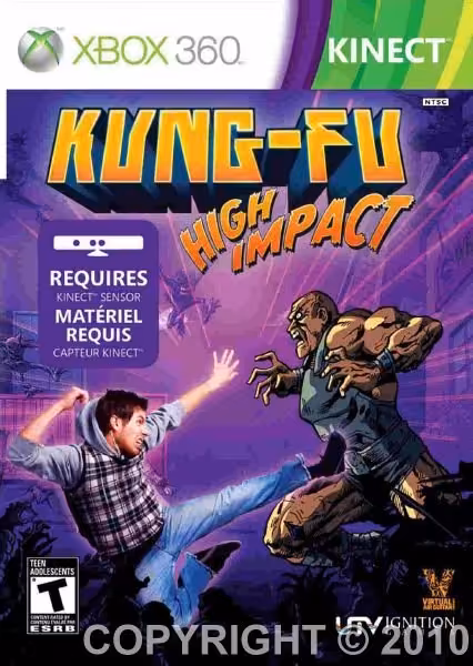 بازی کینکت کنسول Xbox360 kungfu high impact
