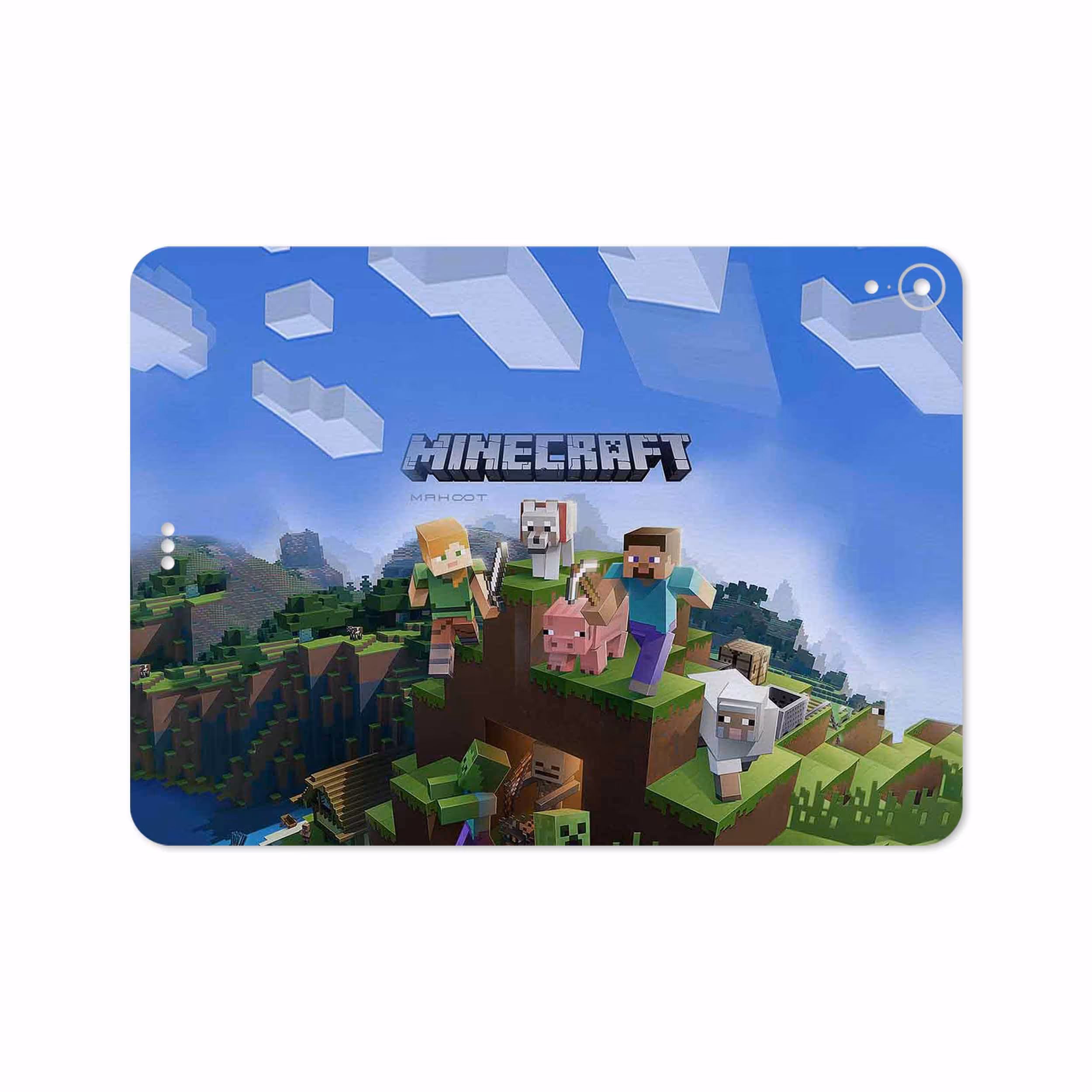 برچسب پوششی ماهوت مدل Minecraft-Game مناسب برای تبلت اپل iPad Pro 11 2018 A2013
