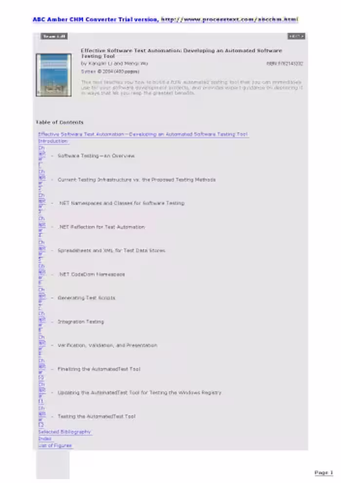 خرید و دانلود نسخه کامل کتاب Effective Software Test Automation: Developing an Automated Software Testing Tool